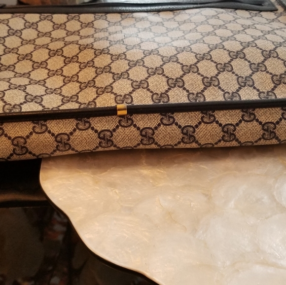 💯 GUCCI Vintage Briefcase/Portfolio/Laptop Case - Picture 4 of 13